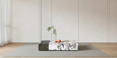 现代茶几3D模型下载